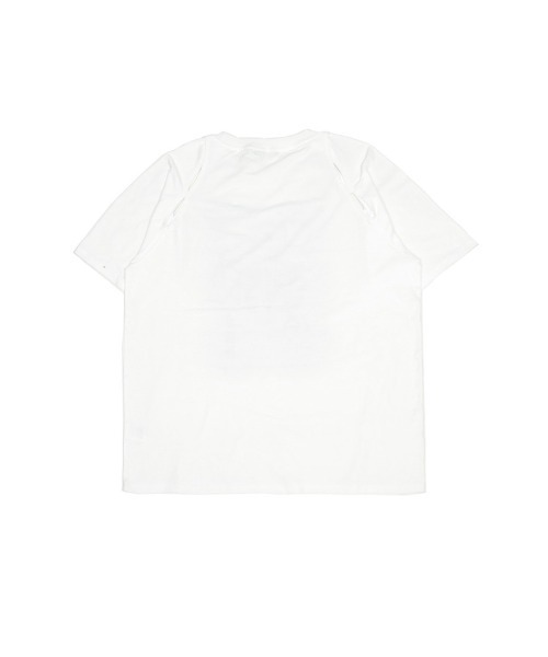ROSEAPPLE STUDIO(ローズアップルスタジオ)の「【ROSEAPPLE STUDIO/ローズアップルスタジオ】222 Cutout graphic t-shirts/プリントT 半袖トップス 半袖Tシャツ 白Tシャツ 黒Tシャツ ゴシック ビッグサイズ オーバーサイズ スリット(Tシャツ/カットソー・レディース・ホワイト/ブラック・ONE SIZE)」の18枚目の写真