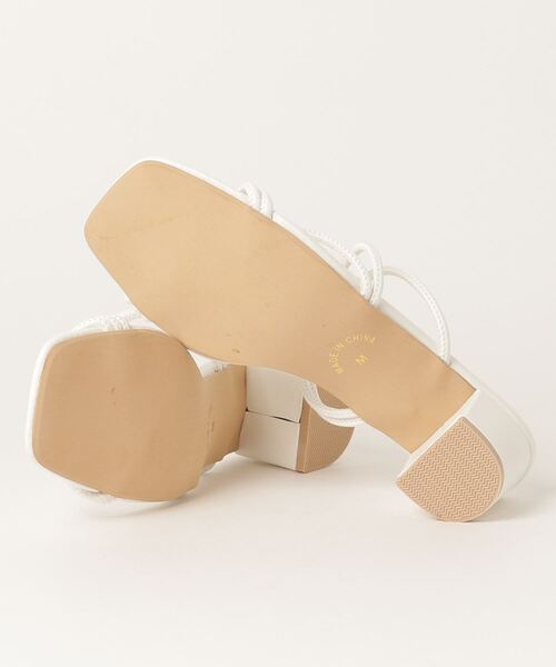 atmos pink（アトモスピンク）の「コードストラップサンダル_husky（サンダル・レディース・ホワイト/ブラック/ブラウン/カーキ・L/LL/M/S）」の9枚目の写真