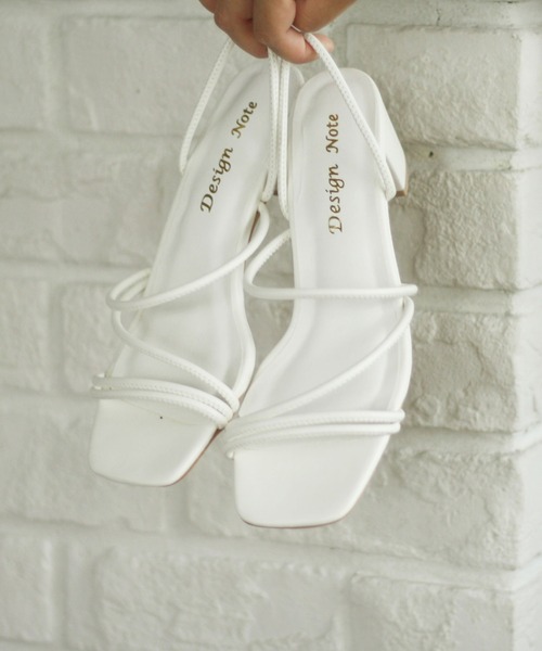 atmos pink（アトモスピンク）の「コードストラップサンダル_husky（サンダル・レディース・ホワイト/ブラック/ブラウン/カーキ・L/LL/M/S）」の2枚目の写真