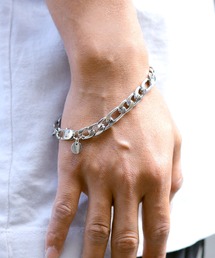 ステンレス フィガロチェーンブレスレット