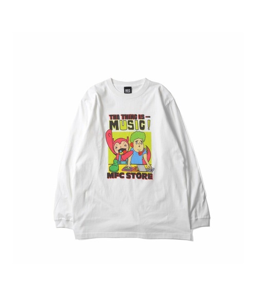 MFC STORE(エムエフシーストア)の「akiyama x Grooovy x MFC STORE L/S TEE(Tシャツ/カットソー・メンズ・ホワイト/チャコールグレー/ブラック・L/XL/M)」の9枚目の写真