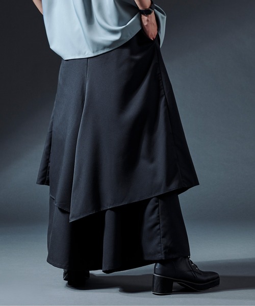 Elino Loset ロングスカット Mサイズ ブラック おける