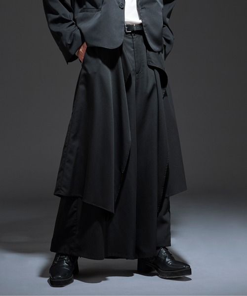 LOHEN⭐︎最終値下げスカートパンツブラック 未使用タグ付き JOHN LAWRENCE SULLIVAN/ジョンローレンスサリバン】WASHED DENIM