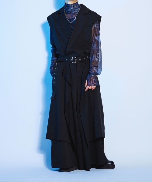 Ellno Loset（エルノロゼット）の「ロングスカンツ（スカート・メンズ・ブラック/チャコールグレー/ブラウン/グレー・SMALL/MEDIUM/LARGE）」の18枚目の写真