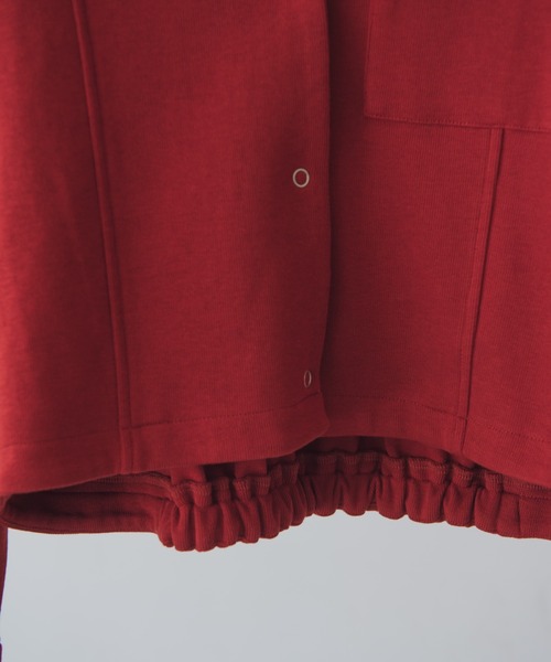 idem(イデム)の「idem basic cardigan jacket/ノーカラーカーディガンジャケット(カーディガン/ボレロ・レディース・ネイビー/ボルドー・FREE)」の21枚目の写真