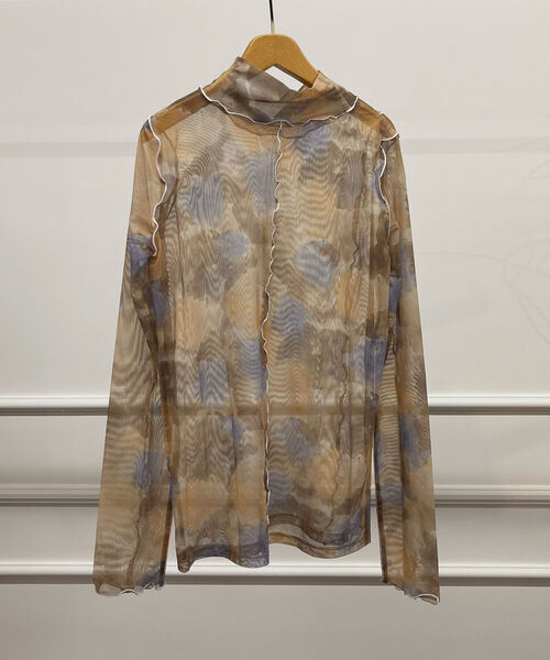 fredy emue（フレディエミュ）の「シアータートルネックカットソー（Tシャツ/カットソー・レディース・ブラック/ラベンダー/ベージュ系その他/グレイッシュベージュ・38）」の20枚目の写真