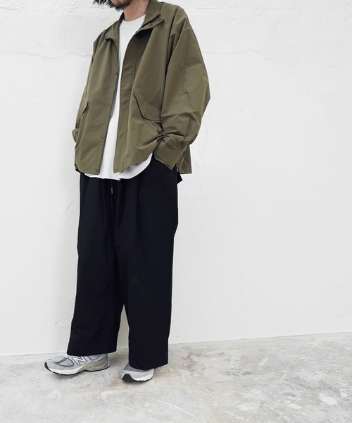 Air Tokyo(エアートウキョー)の「タック ワイド バルーン シルエット イージー チノパンツ(チノパンツ・メンズ・チャコールグレー/ブラック・MEDIUM/LARGE)」の7枚目の写真