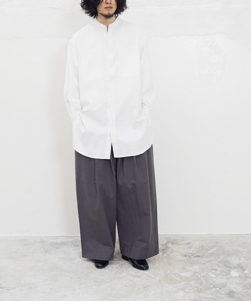 Air Tokyo(エアートウキョー)の「タック ワイド バルーン シルエット イージー チノパンツ(チノパンツ・メンズ・チャコールグレー/ブラック・MEDIUM/LARGE)」の9枚目の写真