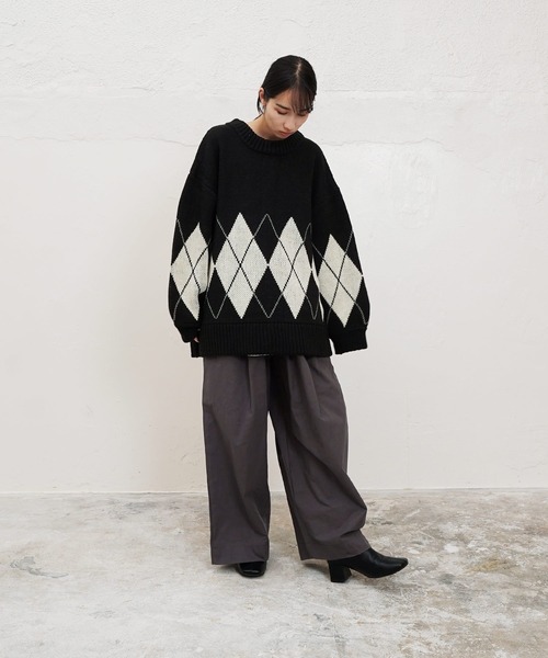 Air Tokyo(エアートウキョー)の「タック ワイド バルーン シルエット イージー チノパンツ(チノパンツ・メンズ・チャコールグレー/ブラック・MEDIUM/LARGE)」の20枚目の写真