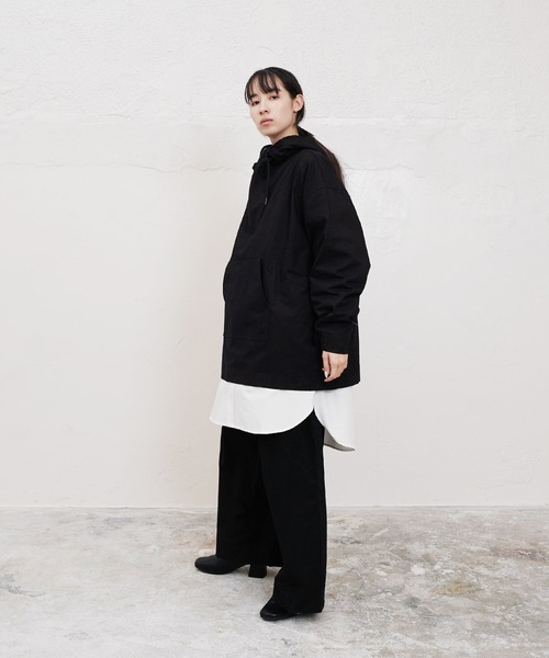 Air Tokyo(エアートウキョー)の「タック ワイド バルーン シルエット イージー チノパンツ(チノパンツ・メンズ・チャコールグレー/ブラック・MEDIUM/LARGE)」の3枚目の写真