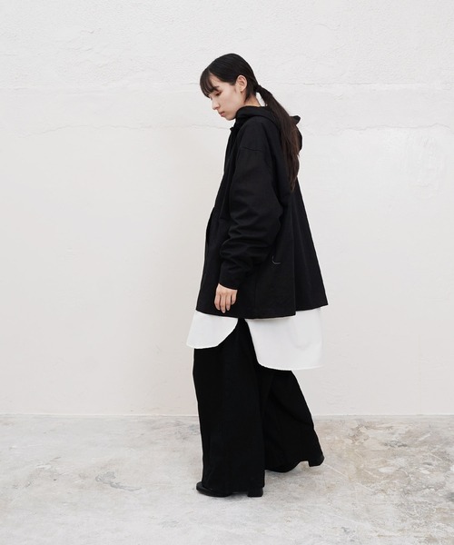 Air Tokyo(エアートウキョー)の「タック ワイド バルーン シルエット イージー チノパンツ(チノパンツ・メンズ・チャコールグレー/ブラック・MEDIUM/LARGE)」の13枚目の写真