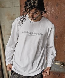 【JUST PLAY】ラインストーントロングTシャツ