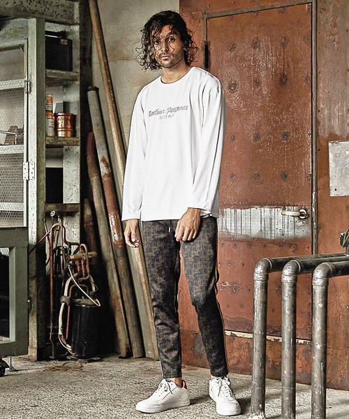 RATTLE TRAP(ラトルトラップ)の「【JUST PLAY】ラインストーントロングTシャツ(Tシャツ/カットソー・メンズ・ホワイト/ブラック・LL/M/L)」の15枚目の写真