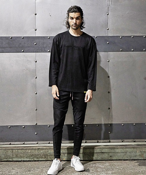 RATTLE TRAP(ラトルトラップ)の「【JUST PLAY】ラインストーントロングTシャツ(Tシャツ/カットソー・メンズ・ホワイト/ブラック・LL/M/L)」の11枚目の写真