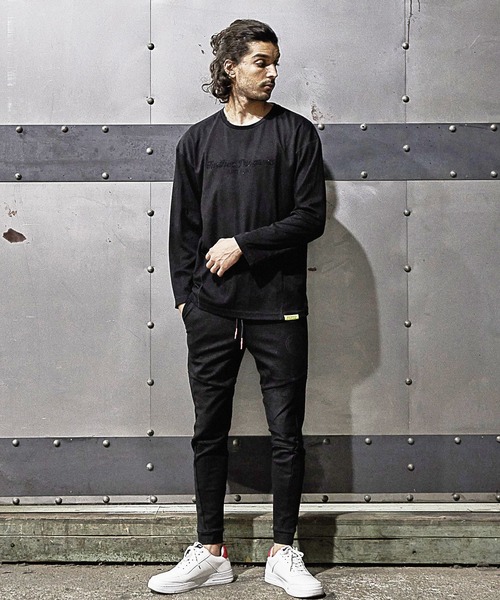 RATTLE TRAP(ラトルトラップ)の「【JUST PLAY】ラインストーントロングTシャツ(Tシャツ/カットソー・メンズ・ホワイト/ブラック・LL/M/L)」の17枚目の写真