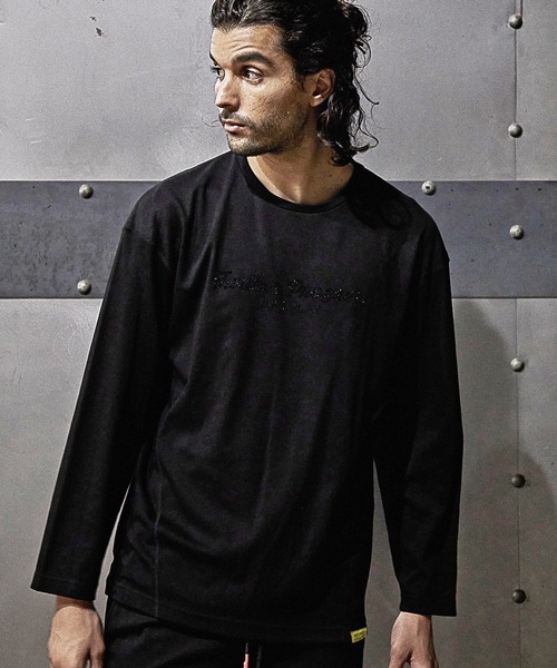 RATTLE TRAP(ラトルトラップ)の「【JUST PLAY】ラインストーントロングTシャツ(Tシャツ/カットソー・メンズ・ホワイト/ブラック・LL/M/L)」の5枚目の写真