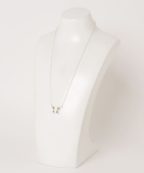 STUGAZI(スガキ)の「【STUGAZI/スガジ】Butterfly Necklace / バタフライ ネックレス バタフライネックレス パール ネックレス パールネックレス シルバー ゴールド 蝶々 チェーンネックレス(ネックレス・メンズ・シルバー/ゴールド・ONE SIZE)」の8枚目の写真