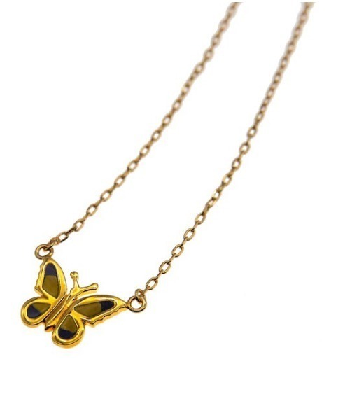 STUGAZI(スガキ)の「【STUGAZI/スガジ】Butterfly Necklace / バタフライ ネックレス バタフライネックレス パール ネックレス パールネックレス シルバー ゴールド 蝶々 チェーンネックレス(ネックレス・メンズ・シルバー/ゴールド・ONE SIZE)」の5枚目の写真