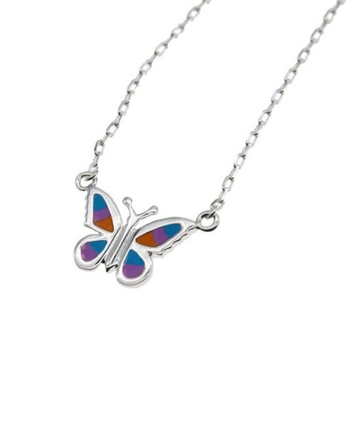 STUGAZI(スガキ)の「【STUGAZI/スガジ】Butterfly Necklace / バタフライ ネックレス バタフライネックレス パール ネックレス パールネックレス シルバー ゴールド 蝶々 チェーンネックレス(ネックレス・メンズ・シルバー/ゴールド・ONE SIZE)」の3枚目の写真