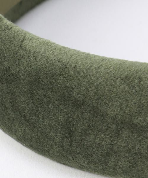 Spick & Span（スピックアンドスパン）の「【THE UNIFORM /ザ　ユニフォーム】Padded Hairband（カチューシャ・レディース・ブラック/ネイビー/カーキ・FREE）」の4枚目の写真