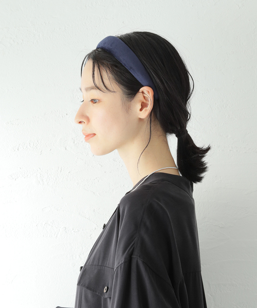 Spick & Span（スピックアンドスパン）の「【THE UNIFORM /ザ　ユニフォーム】Padded Hairband（カチューシャ・レディース・ブラック/ネイビー/カーキ・FREE）」の9枚目の写真