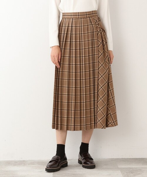DRESKIP（ドレスキップ）の「◆【大人レトロな気分】チェック柄プリ－ツスカート（スカート・レディース・ベージュ系その他2/ブラック系1/ダークブラウン系1・02/03/04）」の17枚目の写真