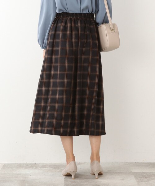 DRESKIP（ドレスキップ）の「◆【大人レトロな気分】チェック柄プリ－ツスカート（スカート・レディース・ベージュ系その他2/ブラック系1/ダークブラウン系1・02/03/04）」の19枚目の写真