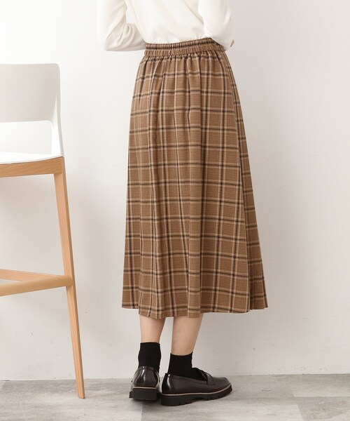 DRESKIP（ドレスキップ）の「◆【大人レトロな気分】チェック柄プリ－ツスカート（スカート・レディース・ベージュ系その他2/ブラック系1/ダークブラウン系1・02/03/04）」の12枚目の写真