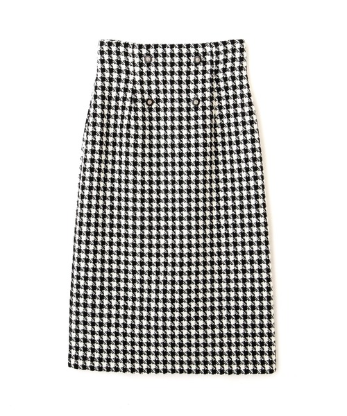 EDIT COLOGNE（エディットコロン）の「《E》千鳥柄ロングタイトスカート/1212227901（スカート・レディース・ブラック系その他・X-SMALL/SMALL/MEDIUM）」の12枚目の写真