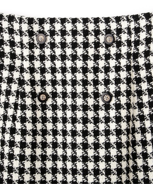 EDIT COLOGNE（エディットコロン）の「《E》千鳥柄ロングタイトスカート/1212227901（スカート・レディース・ブラック系その他・X-SMALL/SMALL/MEDIUM）」の10枚目の写真