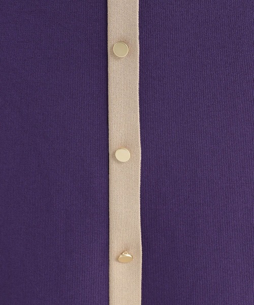 Andemiu（アンデミュウ）の「ハイショクＩラインニットワンピース162161（ワンピース・レディース・ブラック/ベージュ/パープル/ブラウン・FREE）」の20枚目の写真