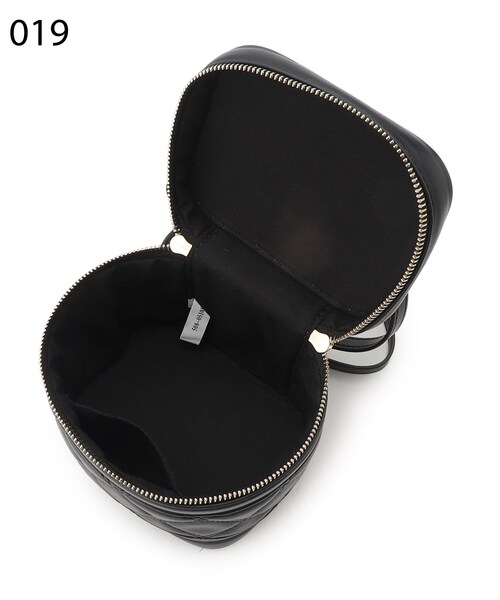 couture brooch（クチュールブローチ）の「◆キルティングバニティバッグ（ショルダーバッグ・レディース・ブラック/アイボリー/レッド系1・00）」の8枚目の写真