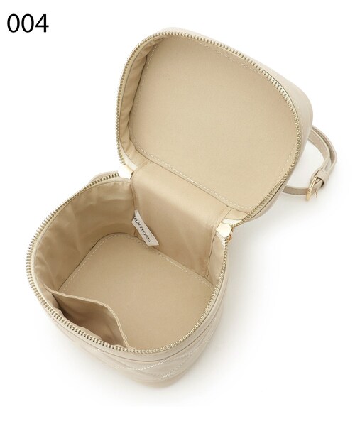 couture brooch（クチュールブローチ）の「◆キルティングバニティバッグ（ショルダーバッグ・レディース・ブラック/アイボリー/レッド系1・00）」の10枚目の写真