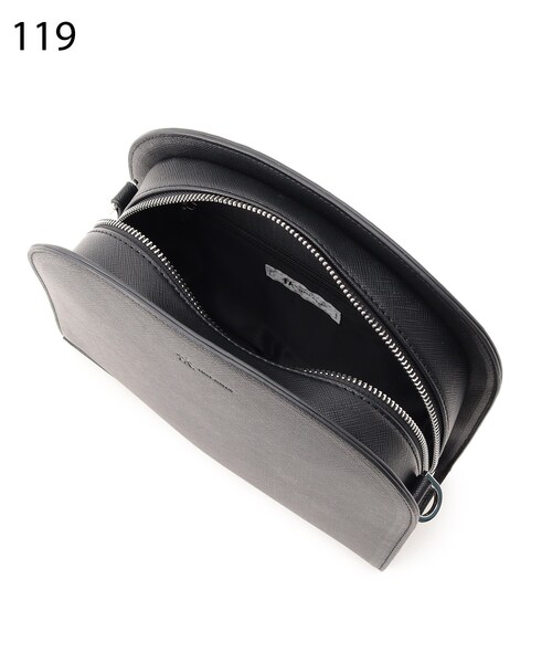 tk.TAKEO KIKUCHI（ティーケータケオキクチ）の「◆ラウンドショルダーバッグ（ショルダーバッグ・メンズ・ブラック系/モスグリーン系・00）」の5枚目の写真