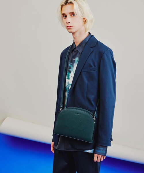 tk.TAKEO KIKUCHI（ティーケータケオキクチ）の「◆ラウンドショルダーバッグ（ショルダーバッグ・メンズ・ブラック系/モスグリーン系・00）」の10枚目の写真