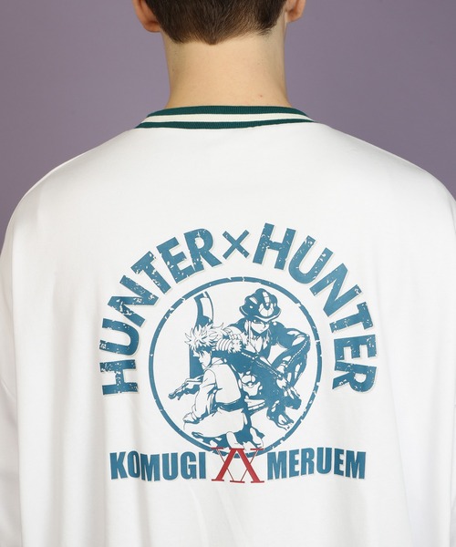 HOOK（フック）の「HUNTER×HUNTER×HOOK バックプリントボーダーリブ