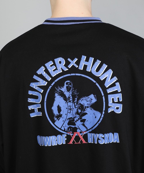 HUNTER × HUNTER hook スウェット トートバッグ HOOK（フック）の「HUNTER×HUNTER×HOOK バックプリントボーダーリブ
