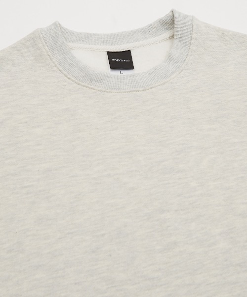 improves(インプローブス)の「【improves】13.4オンス ヘビーウエイト クルーネック 裏起毛 スウェット トレーナー(スウェット・メンズ・ブラック/オートミール・MEDIUM/LARGE/X-LARGE)」の15枚目の写真