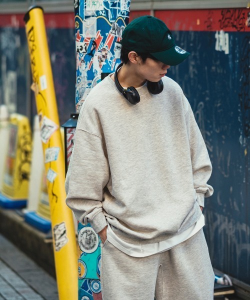 improves(インプローブス)の「【improves】13.4オンス ヘビーウエイト クルーネック 裏起毛 スウェット トレーナー(スウェット・メンズ・ブラック/オートミール・MEDIUM/LARGE/X-LARGE)」の6枚目の写真