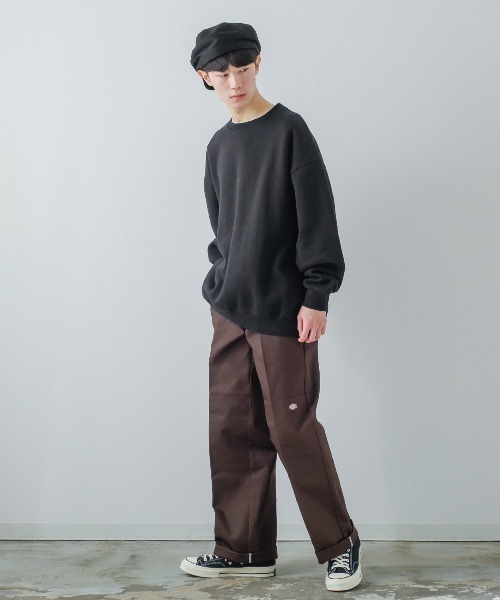 improves(インプローブス)の「【improves】13.4オンス ヘビーウエイト クルーネック 裏起毛 スウェット トレーナー(スウェット・メンズ・ブラック/オートミール・MEDIUM/LARGE/X-LARGE)」の9枚目の写真