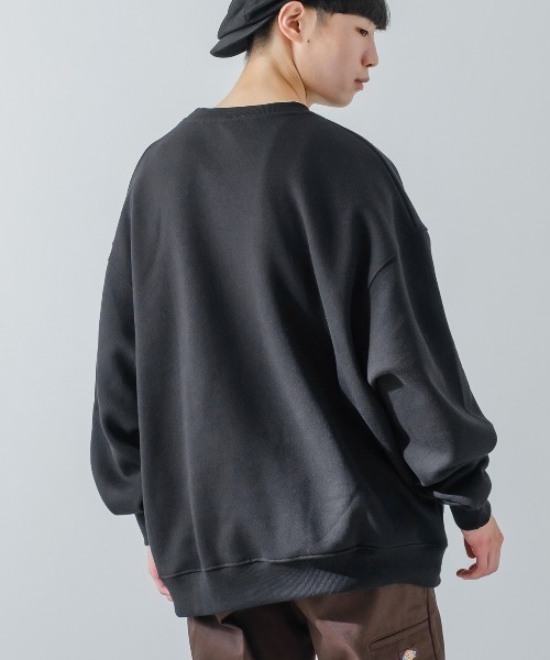 improves(インプローブス)の「【improves】13.4オンス ヘビーウエイト クルーネック 裏起毛 スウェット トレーナー(スウェット・メンズ・ブラック/オートミール・MEDIUM/LARGE/X-LARGE)」の11枚目の写真