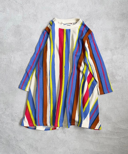 HOGAN RANCH WEAR(ホーガンランチウエア)の「ウラケキャンディーペーパーワンピース(90~140cm)(ワンピース・キッズ・レッド/ブラック/マルチ・90/100/110/120/130/140)」の3枚目の写真