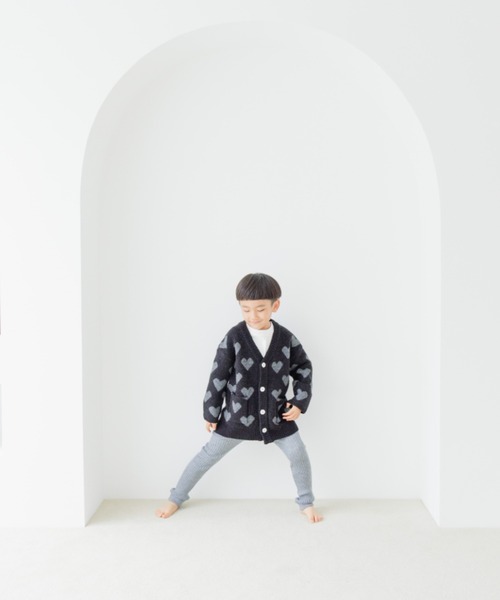 LOWRYS FARM（ローリーズファーム）の「ハートＪＱＢＩＧカーディガン　357628（カーディガン/ボレロ・キッズ・ブラック/ピンク・110cm/120cm/130cm/140cm/150cm）」の19枚目の写真