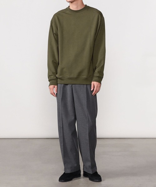 handvaerk(ハンドバーク)の「handvaerk | クルーネックスウェットプルオーバー MEN(スウェット・メンズ・ダークグレー/オリーブ/ブラック・LARGE/MEDIUM/SMALL)」の5枚目の写真