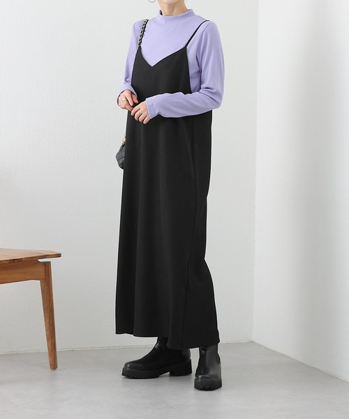 COLONY 2139（コロニートゥーワンスリーナイン）の「リブプチハイネックプルオーバー（Tシャツ/カットソー・レディース・グリーン/オフホワイト/パープル/ブラック/ベージュ・FREE）」の8枚目の写真