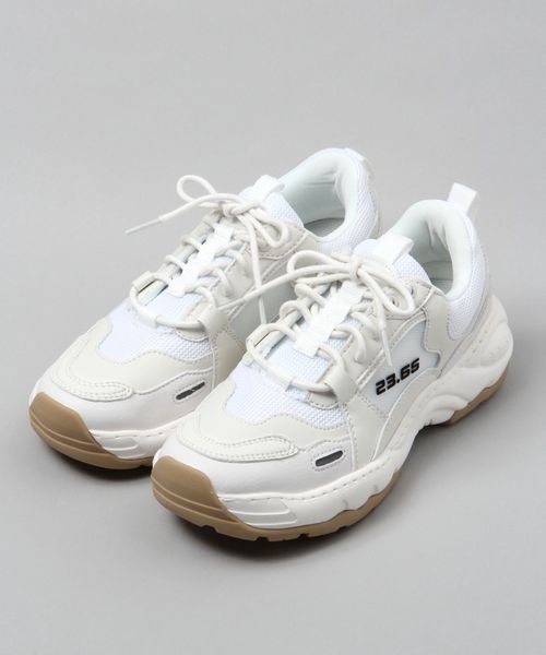 JEANASIS（ジーナシス）の「23.65 V2スニーカー/171310（スニーカー・レディース・ホワイト/ホワイト系その他・LARGE）」の4枚目の写真