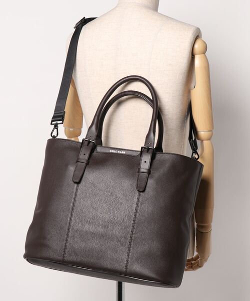 美品 COLE HAAN コールハーン トートバッグ トライボロ ビジネス コール ハーン COLE HAAN トライボロ トート mens （ブラック