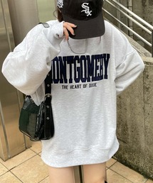 WEGO | WEGO/アクセ付きグラフィックプルオーバー(スウェット)