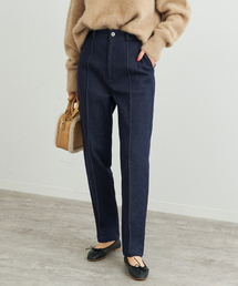 デニムピンタックパンツ