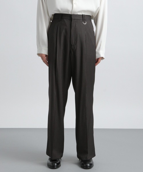 Dストライプワイドトラウザー(HARE)